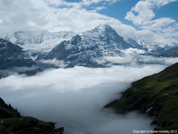 Mountains in Switzerland, photograph copyright of Ngaire Ackerley